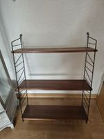 Vintage String Regal, Wandregal, 3 Tablare, 60er/70-er Jahre