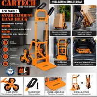 CARTECH Treppenkarre klappbar 120kg Sackkarre – Neu