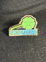 Seltener Sabag Pin 1995 Kleeblatt, Glücksbringer
