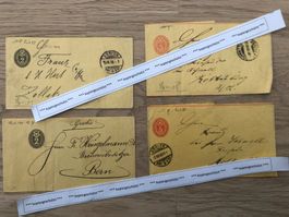 4x,  > 120 Jahre alte Zeitungsbänder
