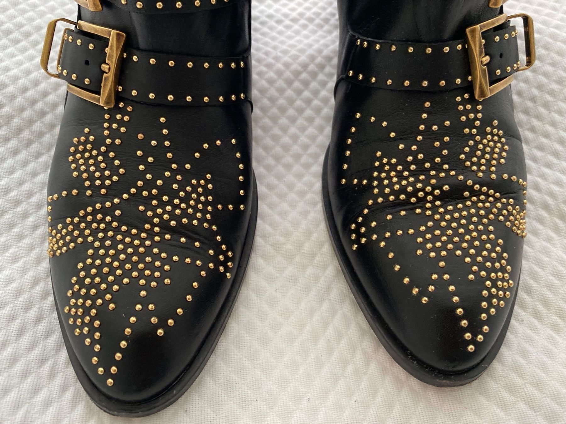 Chloé Scarpe da donna: Chloé Stiefelletten Black Gold – Usato da Bern venduto da schnupka 5