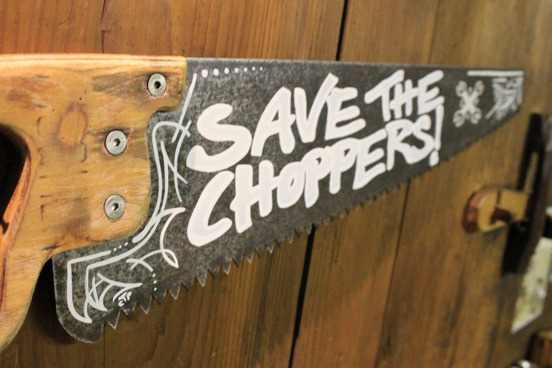 Seghe: Alte Säge "SAVE THE CHOPPERS!". Harley – Nuovo (secondo la descrizione) da Willisau venduto da Pzm81 4