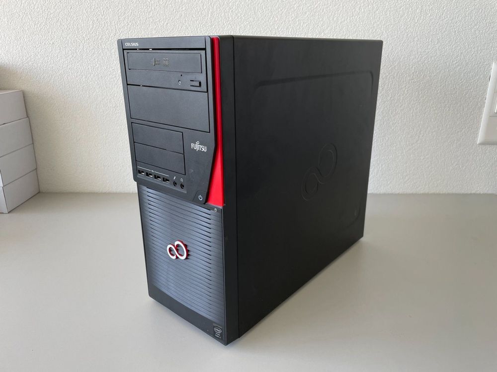 PC Tour Fujitsu W530 Ecran 22 Core i3-4130 RAM 8Go Disque 500Go
