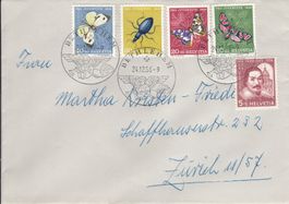 1956 Pro Juventute 24.12.1956 Stempel Bethlehem