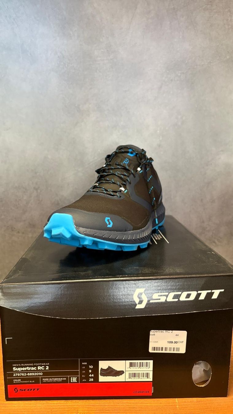 Scott Scarpe da uomo: Scott Supertrac RC 2 EU :42.5 UK :8 – Nuovo e nell'imballaggio originale da Nyon venduto da sseebb1260