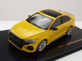 Audi RS3 Limousine 8YA seit 2021 gelb / schwarz 1:43 von IXO