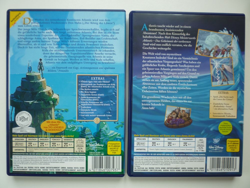 Jeu PC Atlantis 1 & 2 (Big Box) - Version Française, Genre Aventure Comme Myst, Occasion Bon État