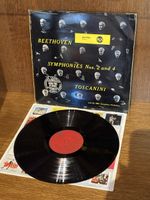 Disque vinyle Beethoven Symphonies 2 et 4 Toscanini RCA LM-1