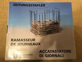 Zeitungsstapler. Neu und ungebraucht.
