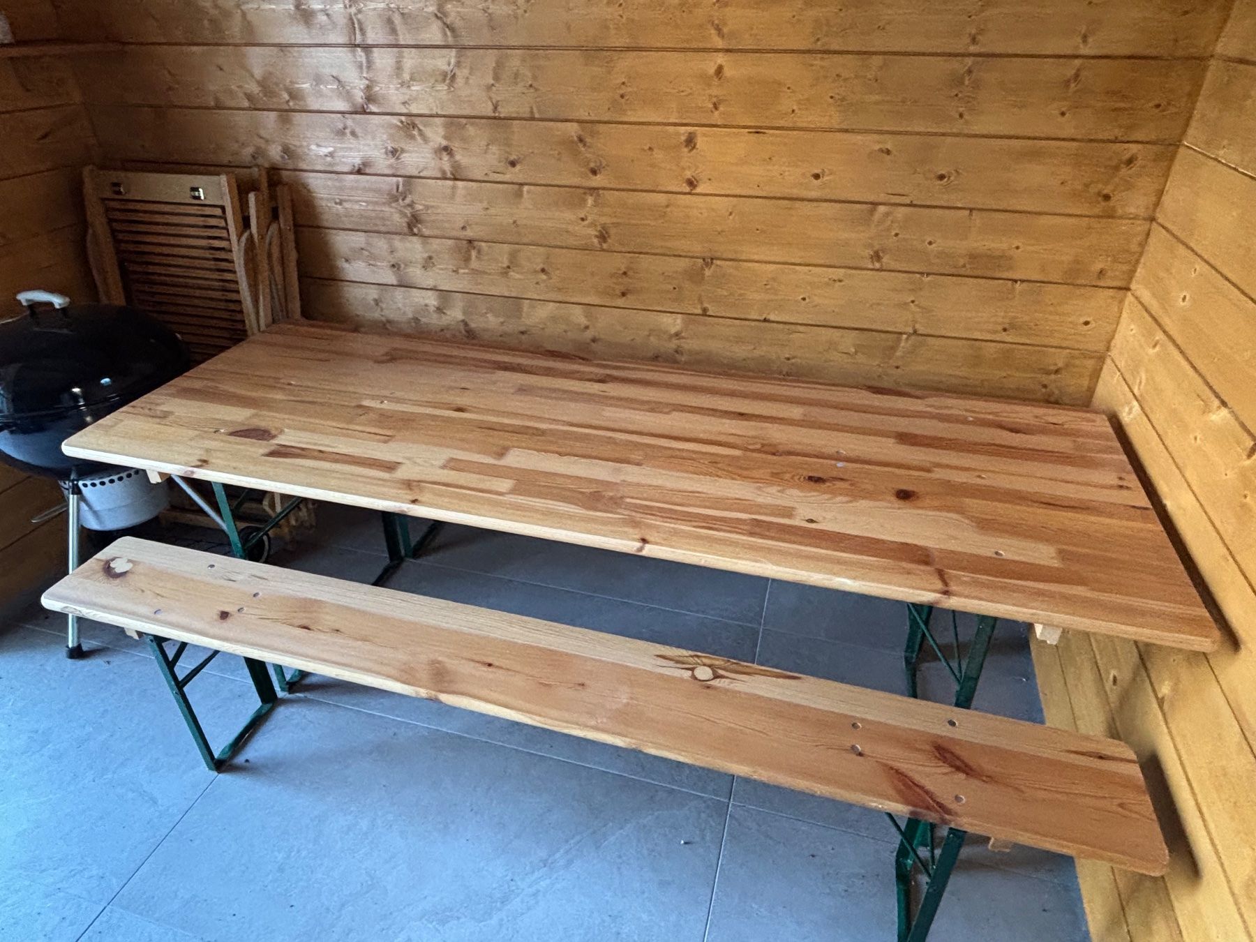 Set di tavolo e panche: Table de jardin + 2 bancs – Usato da Yens venduto da Lucho04 1