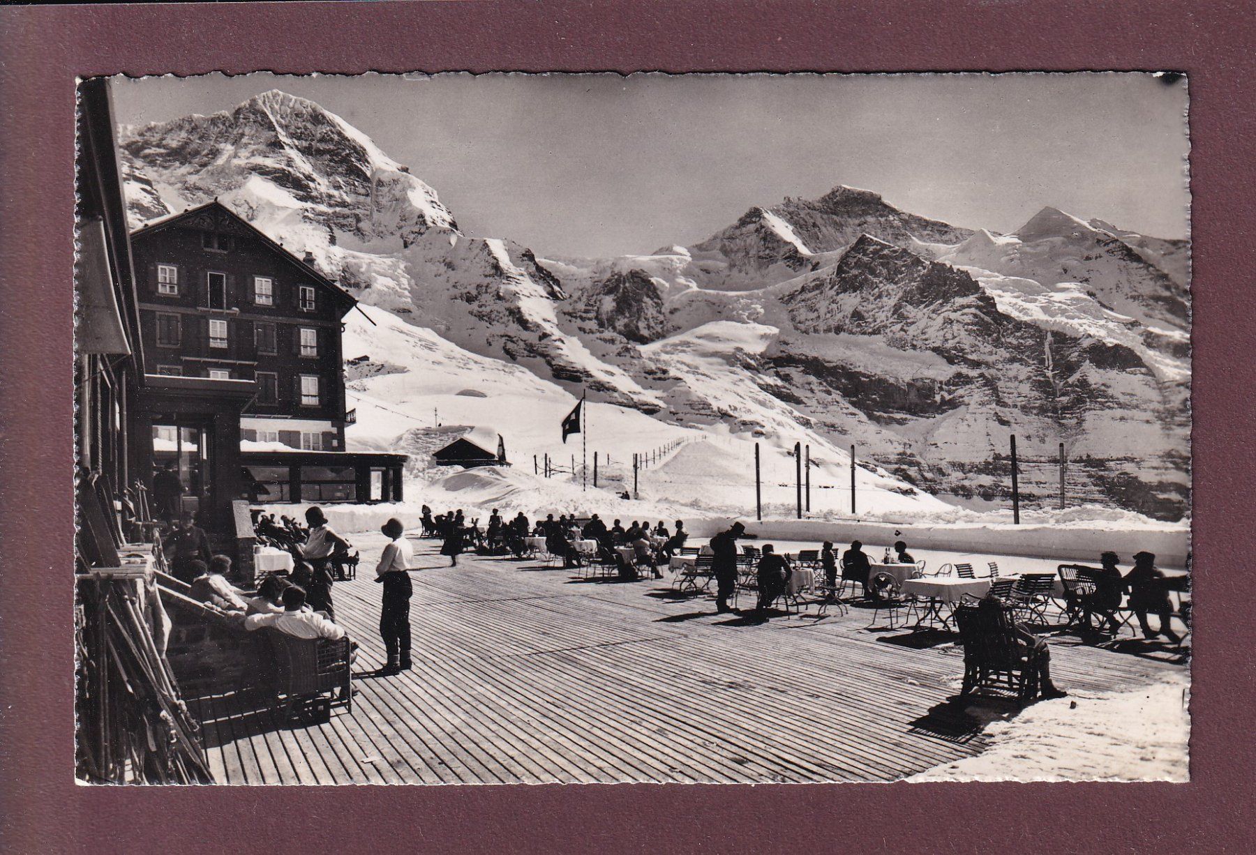 Ansichtskarten: KLEINE SCHEIDEGG - Mönch - Jungfrau – Gebraucht aus Pully von nicecards