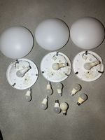 Deckenleuchte weiss RKL 2 SYS 3er Set mit Leuchtmittel