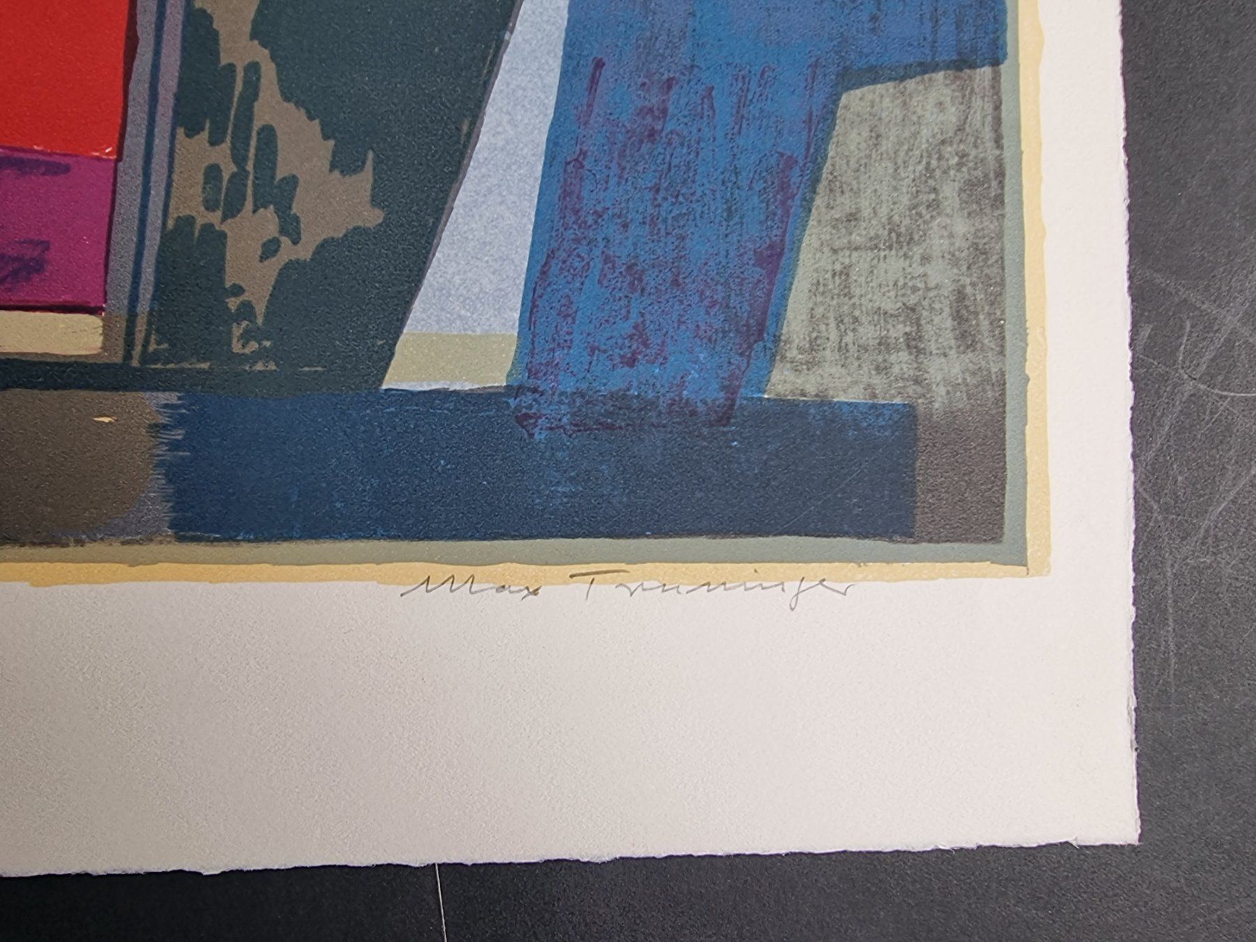 Grafica & Litografie: MAX TRUNINGER LITHOGRAPHIE SIGNIERT NUMMERIERT – Usato da Gersau venduto da grafik-kunst 4