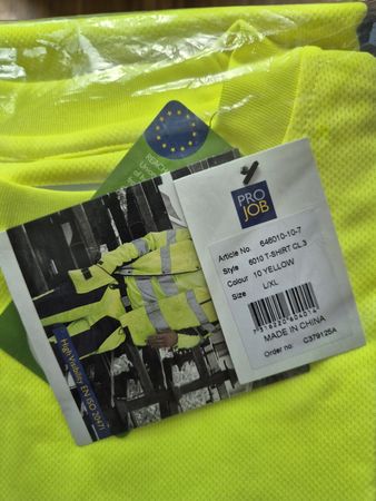 ProJob Hi-Vis T-Shirt L/XL NEU – Profi Qualität – nur 17 CHF
