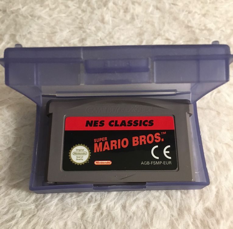 Super Mario Bros Nes Classics Complet Gameboy Advance Gba Pal
