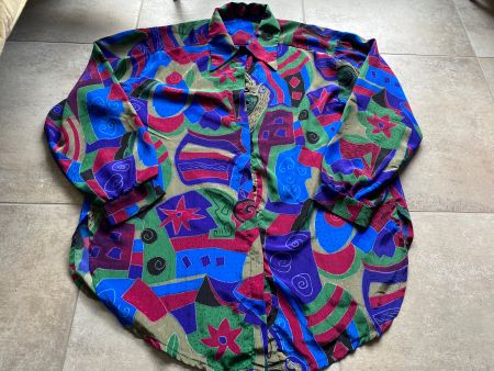 Bluse Gr.48 bunt