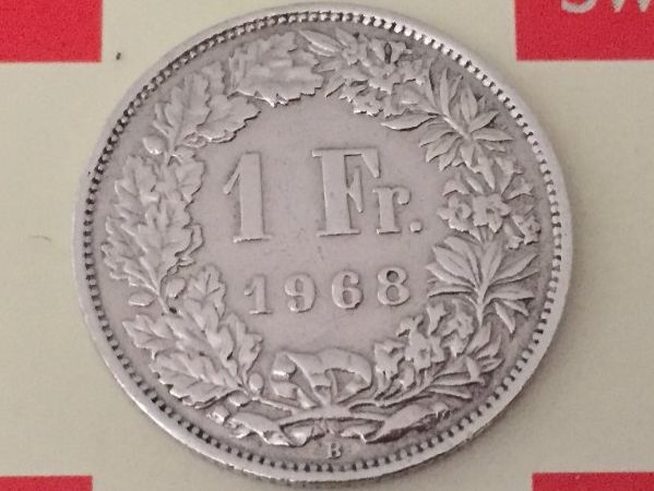 Tutti le monete: 1 Franken 1968 B, ss+ – Usato da Elsau venduto da herbybay
