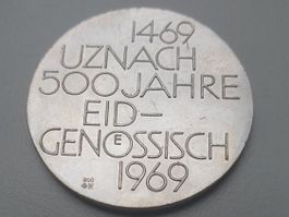 🇨🇭 Jubiläum 1469–1969 Silber .900 14.96g