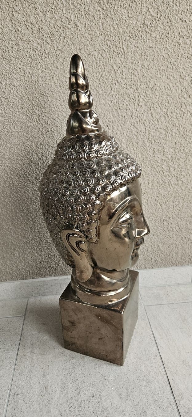 Tutte le decorazioni: Grosser Deko Buddha Kopf, ca. 60cm – Usato da Tobel venduto da Nicci_dee 2