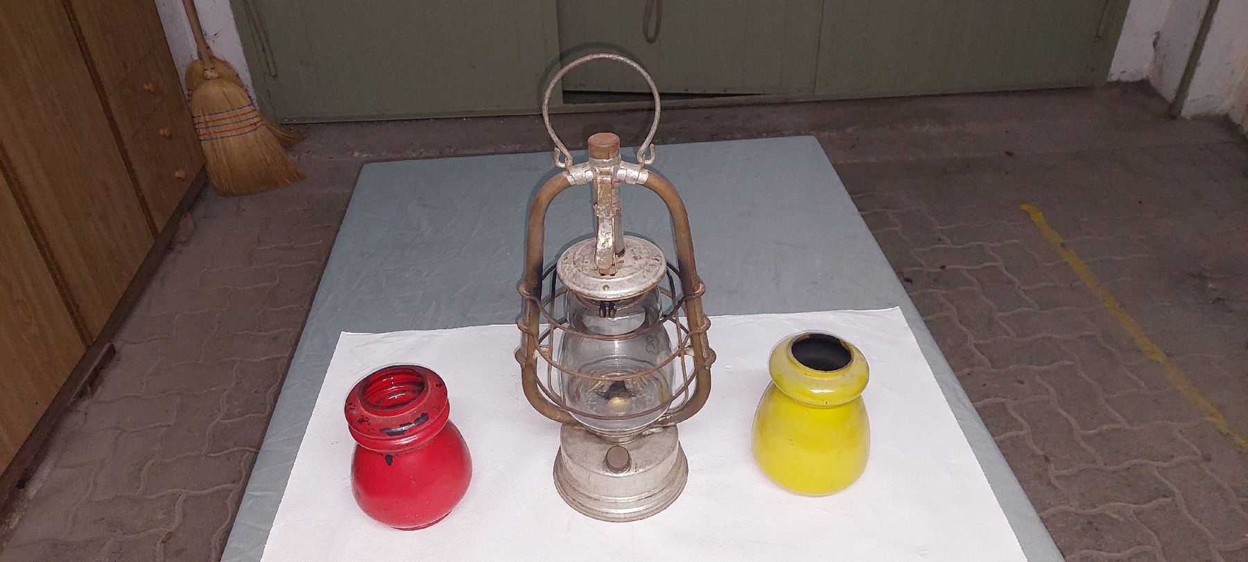 Laternen: Laterne Patent 3 verschiedenen Gläser – Gebraucht aus Seewen SZ von Muhans 2