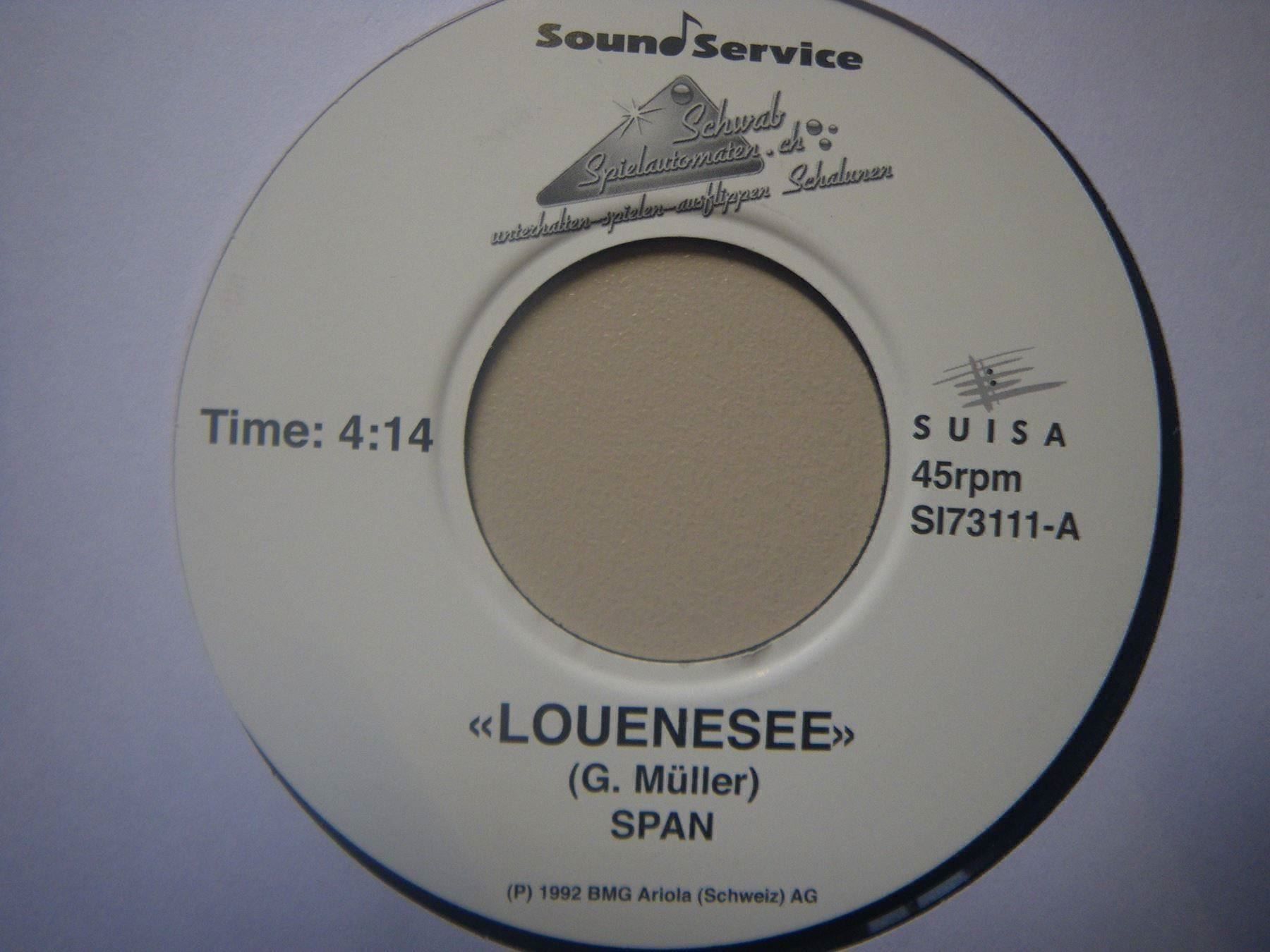 Dischi in vinile: Vinyl Single Span - Louenesee/Bärnerrock – Nuovo e nell'imballaggio originale da Langenthal venduto da Modo39