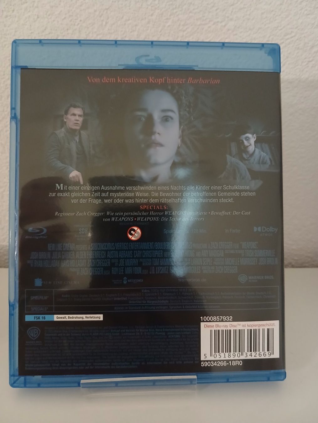 Tutti i DVDs: Weapons/Bluray/neuwertig – Usato da St. Margrethen SG venduto da SamusAran 1