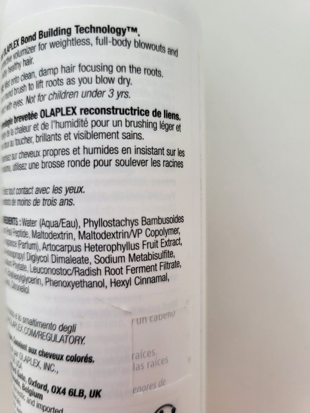 Tinte: Olaplex Volumizing Blow Dry Mist 150 ml neu – Usato da Baar venduto da clar6 5