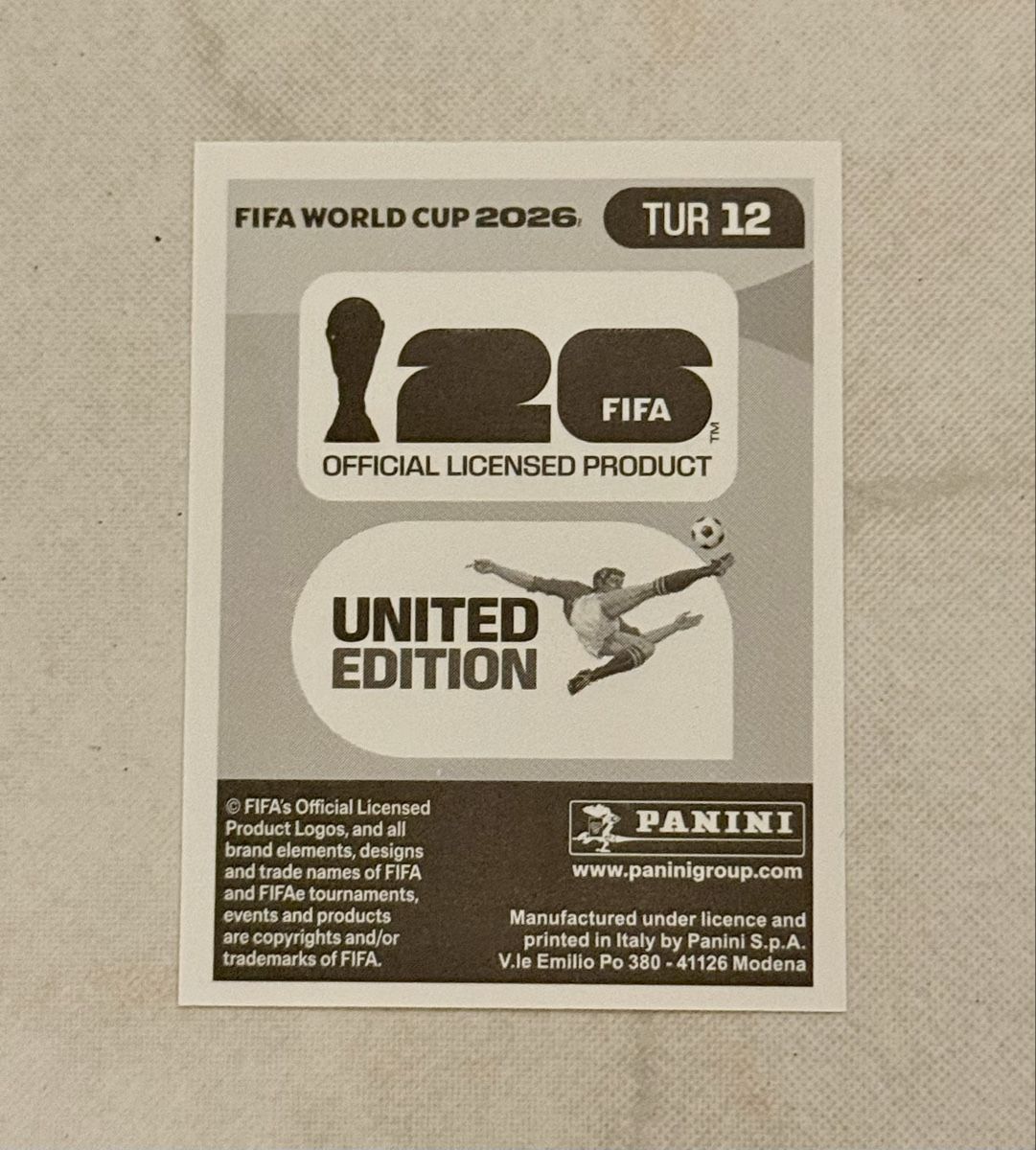 Panini Carte collezionabili: Panini WM 2026!!! TUR 12 – Nuovo (secondo la descrizione) da Oberentfelden venduto da NunoLouro 1