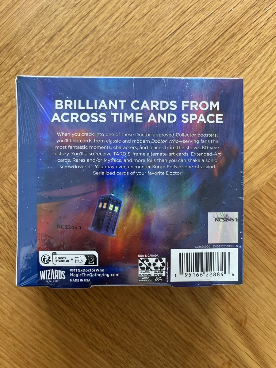 Mtg doctor who collector booster box - universes beyond mtg (Neuf avec  emballage d'origine)  Basel pour CHF 320  avec livraison | Acheter sur  Ricardo