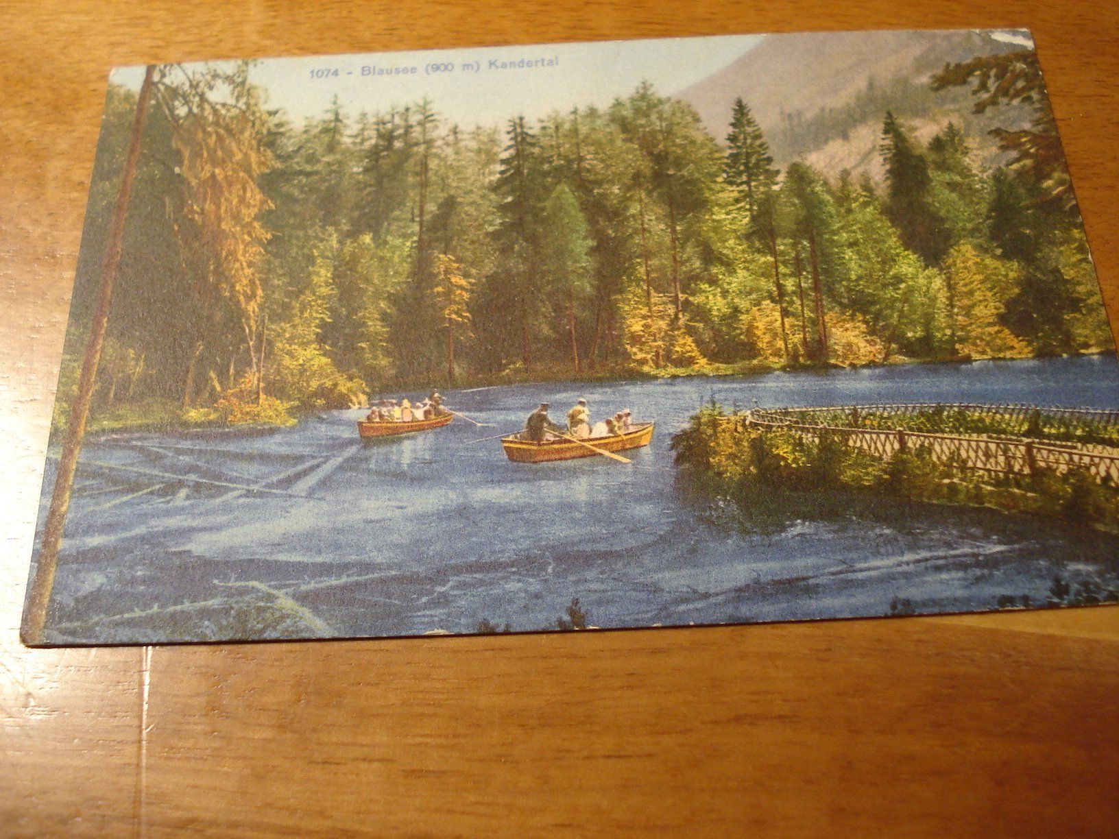 Cartes postales: Blausee im Kandertal, 1946, o Blausee – D'occasion à Niederwil AG par morostahu