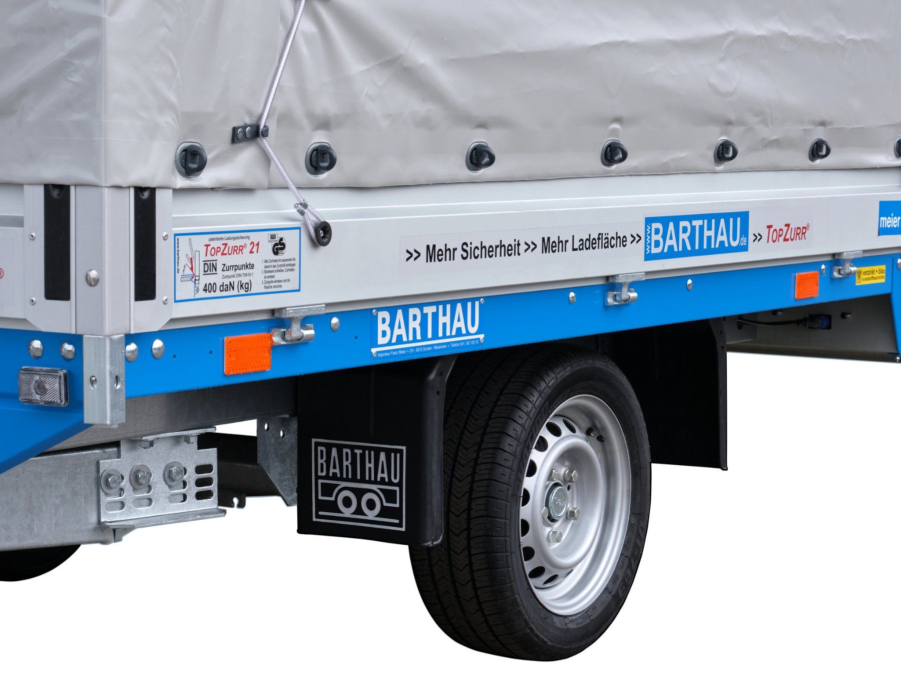 Rimorchi: Barthau Anhänger 1500 kg, mit Planenverdeck – Nuovo (secondo la descrizione) da Mauensee venduto da Meier_Sursee 4
