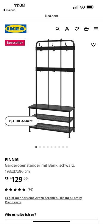 Garderobe von IKEA Kaufen auf Ricardo