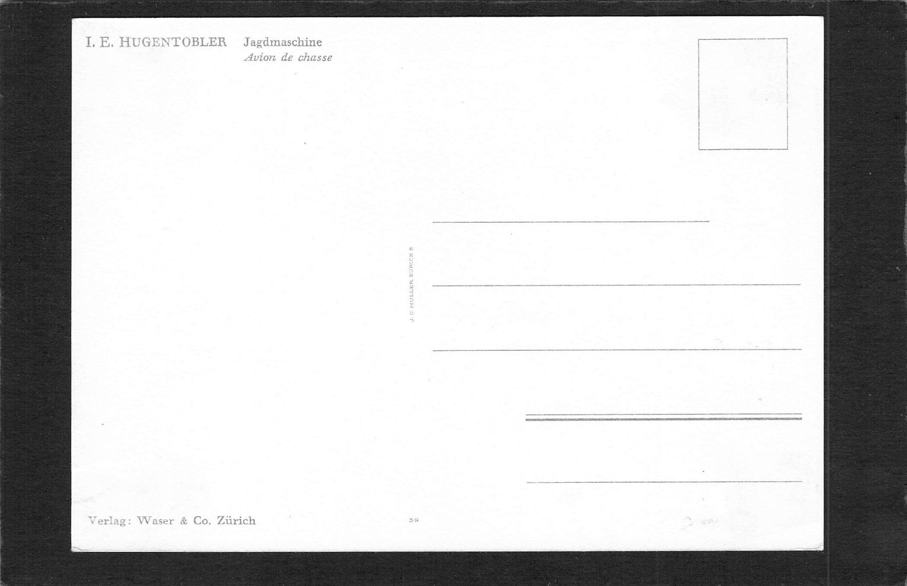 Cartoline postali: Einheitskarte Nr.19 , Hugentobler – Usato da Reichenburg venduto da ibiza18 1