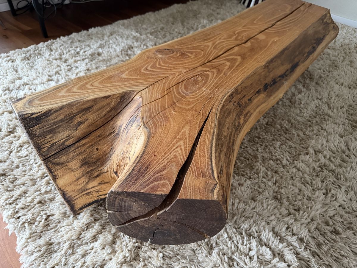 Tables: Couch-Tisch Baumstamm – D'occasion à Dietlikon par Fluschi 2