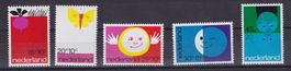 Niederlande, Mi 969-973**, KW € 4.00