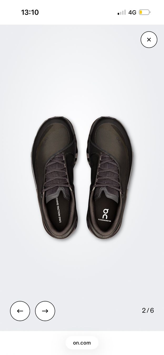 On Scarpe da uomo: ON x PAF Cloudmonster 2 (black / magnet) – Nuovo e nell'imballaggio originale da Winznau venduto da Lauralavera1 8