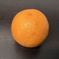 Orange für Kaufladen oder als Deko