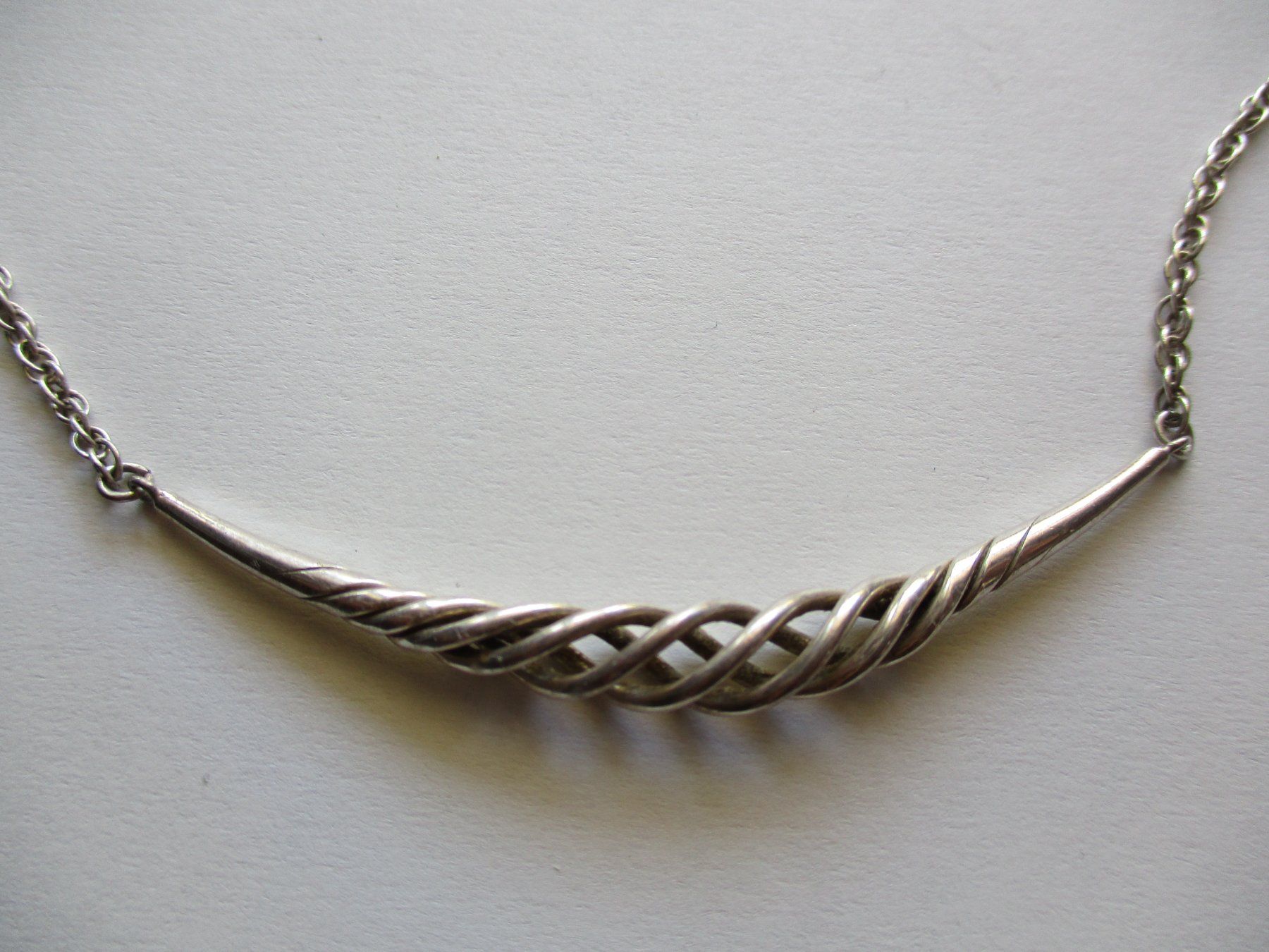 Catenine: Collier argent 925 torsadé – Usato da La Sarraz venduto da vic_v6kz 1