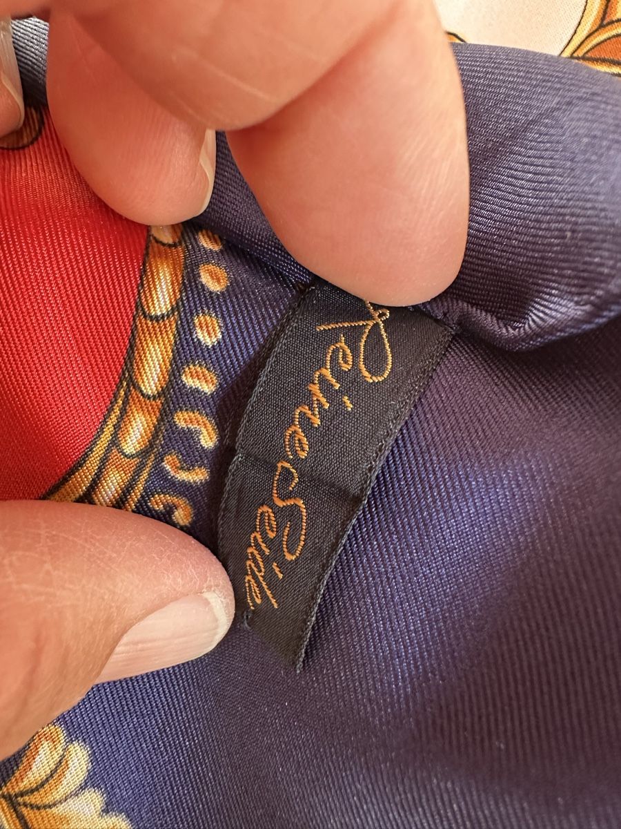 Foulard & Sciarpe: Reine Seide Seidentuch ca 90x90 – Nuovo (secondo la descrizione) da Herbriggen venduto da Sehrazade 5