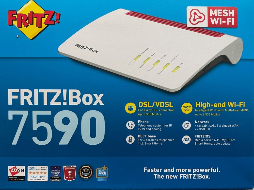 AVM FritzBox 7590 (neu) (Neu (gemäss Beschreibung)) in Hütten für CHF ...