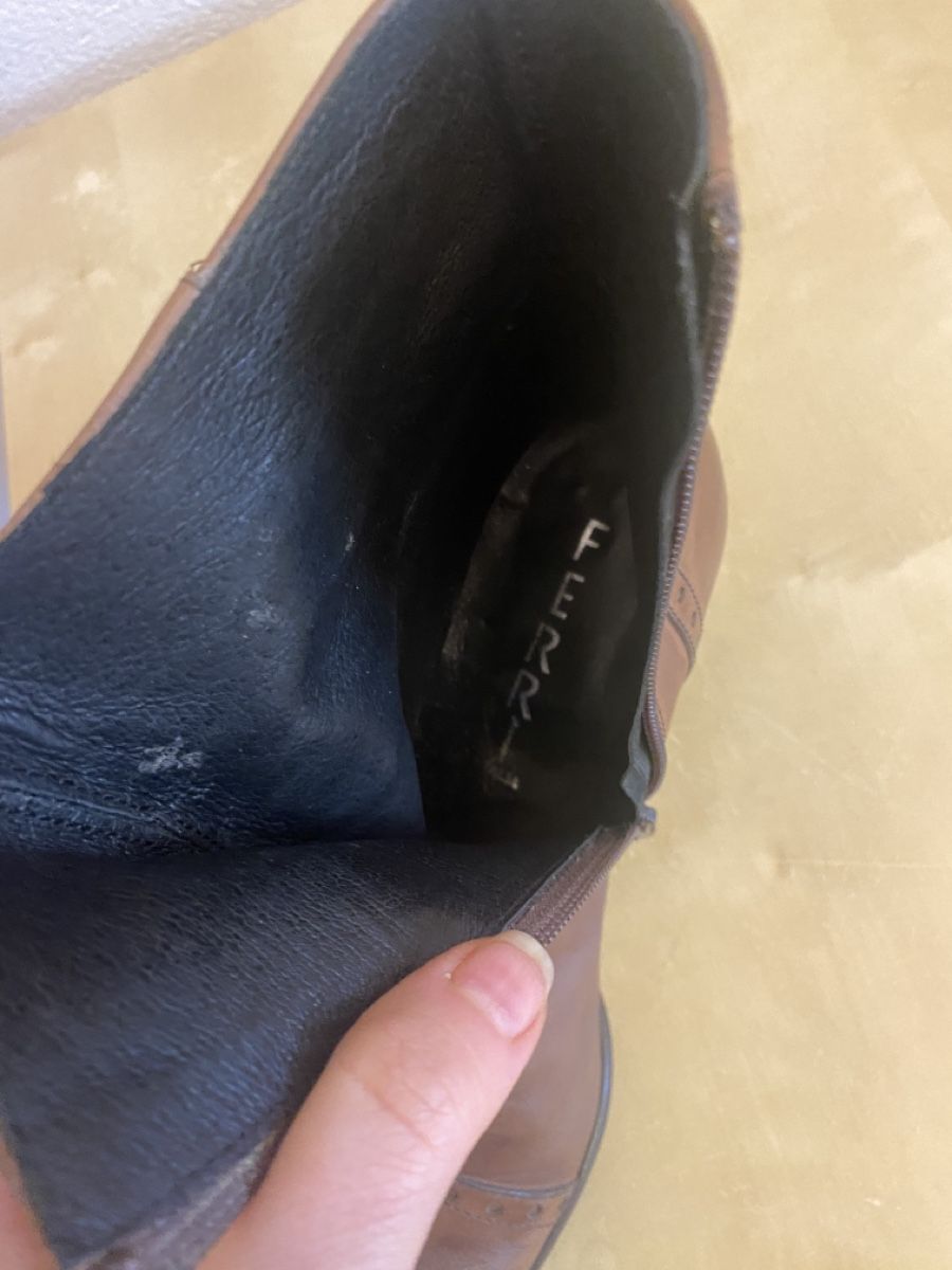 Scarpe da donna: Lederstiefeletten FERRI Gr. 37.5 Braun – Usato da Muensingen venduto da drleevsy 4