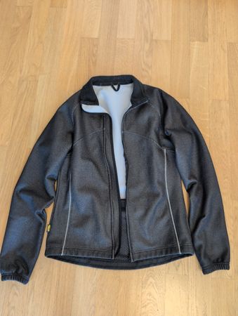 Windtex Velo Jacke schwarz mit Rückentasche gebraucht