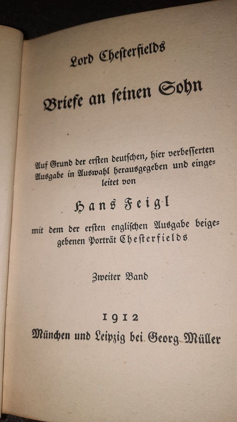 Libri: LORD CHESTERFIELD – Usato da zürich venduto da gabab 7