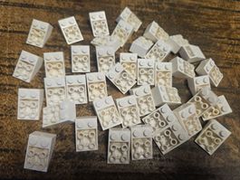 lego 3747b lot de 40 pièces White Slope, Inverted 33 3 x 2