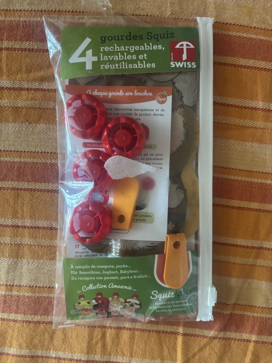 Baby-Mahlzeiten: Squiz Wiederverwendbare Quetschbeutel - 3er Set, Neu! – Neu und originalverpackt aus Bolligen von Danibr