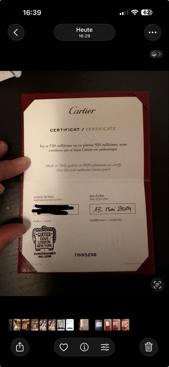 Cartier Ringe: Cartier Love Gold Ring  – Neu (gemäss Beschreibung) aus bern von M-Telist 2