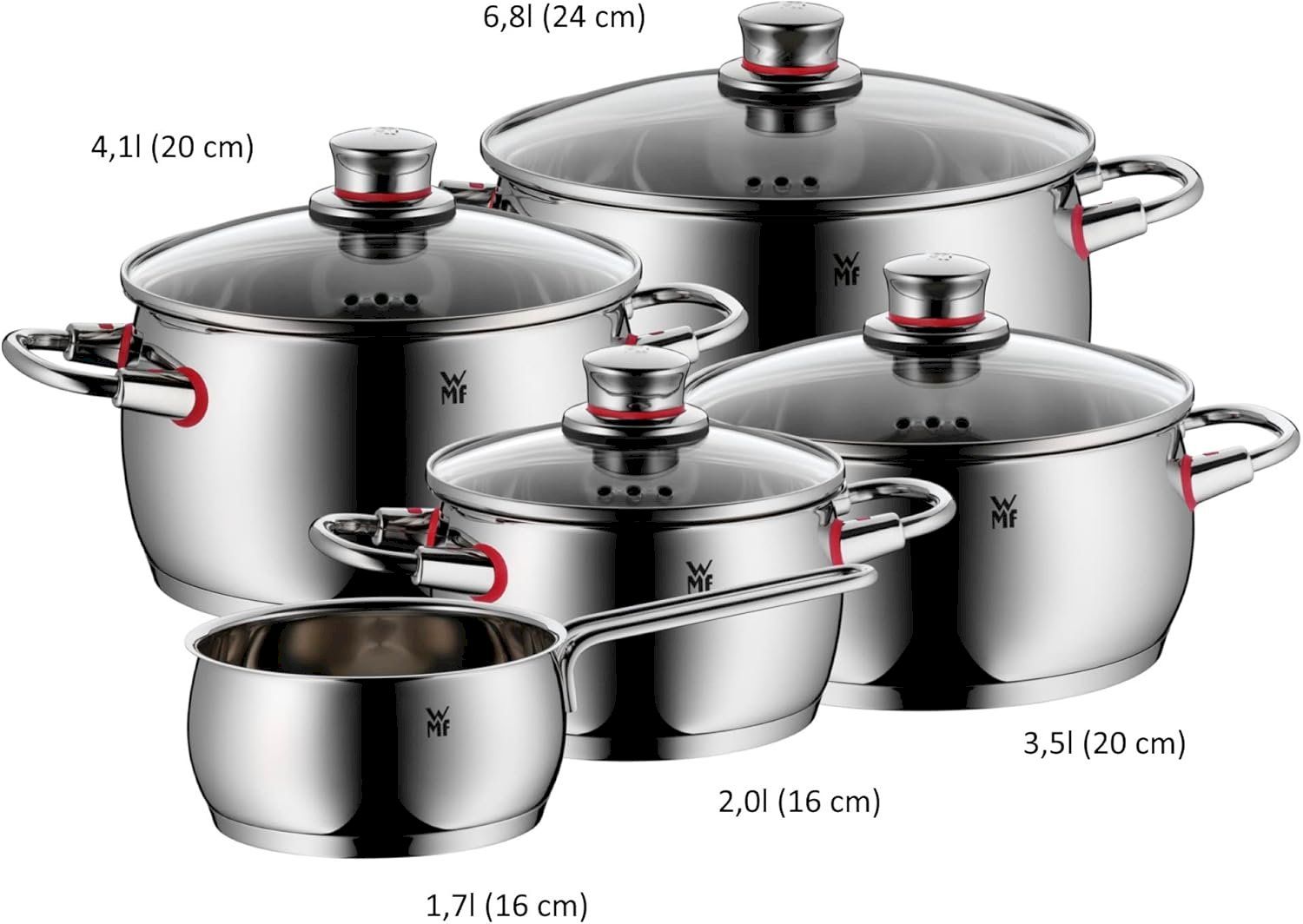 WMF Töpfe: WMF Set 5-teilig Bratentopf Quality One – Neu und originalverpackt aus Bottighofen von zaap 7