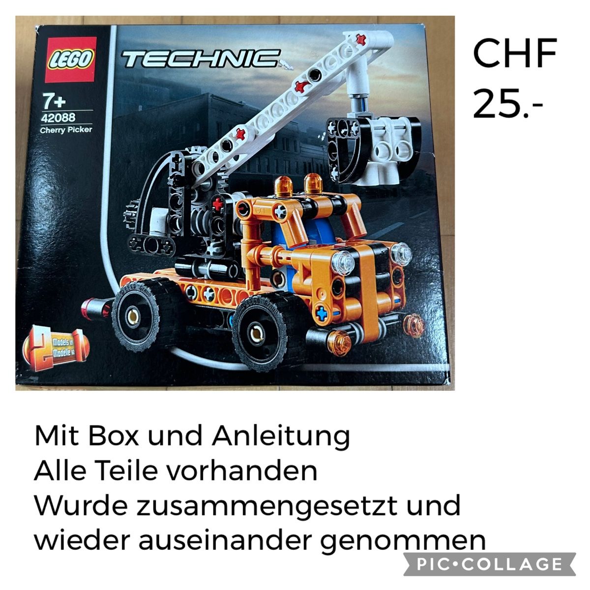 Technics Baukästen: LEGO Technic 42088 Cherry Picker - Mit Box & Anleitung! – Gebraucht aus Röschenz von c_k_wj8r