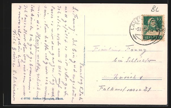 Cartes postales: Läufelfingen, Kurhotel Soolbad Ramsach, – D'occasion à Berlin par bartko-reher 1