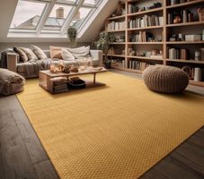 DEAL ⏰  Mega XXL Teppich 200x280 Indoor Outdoor Gelb